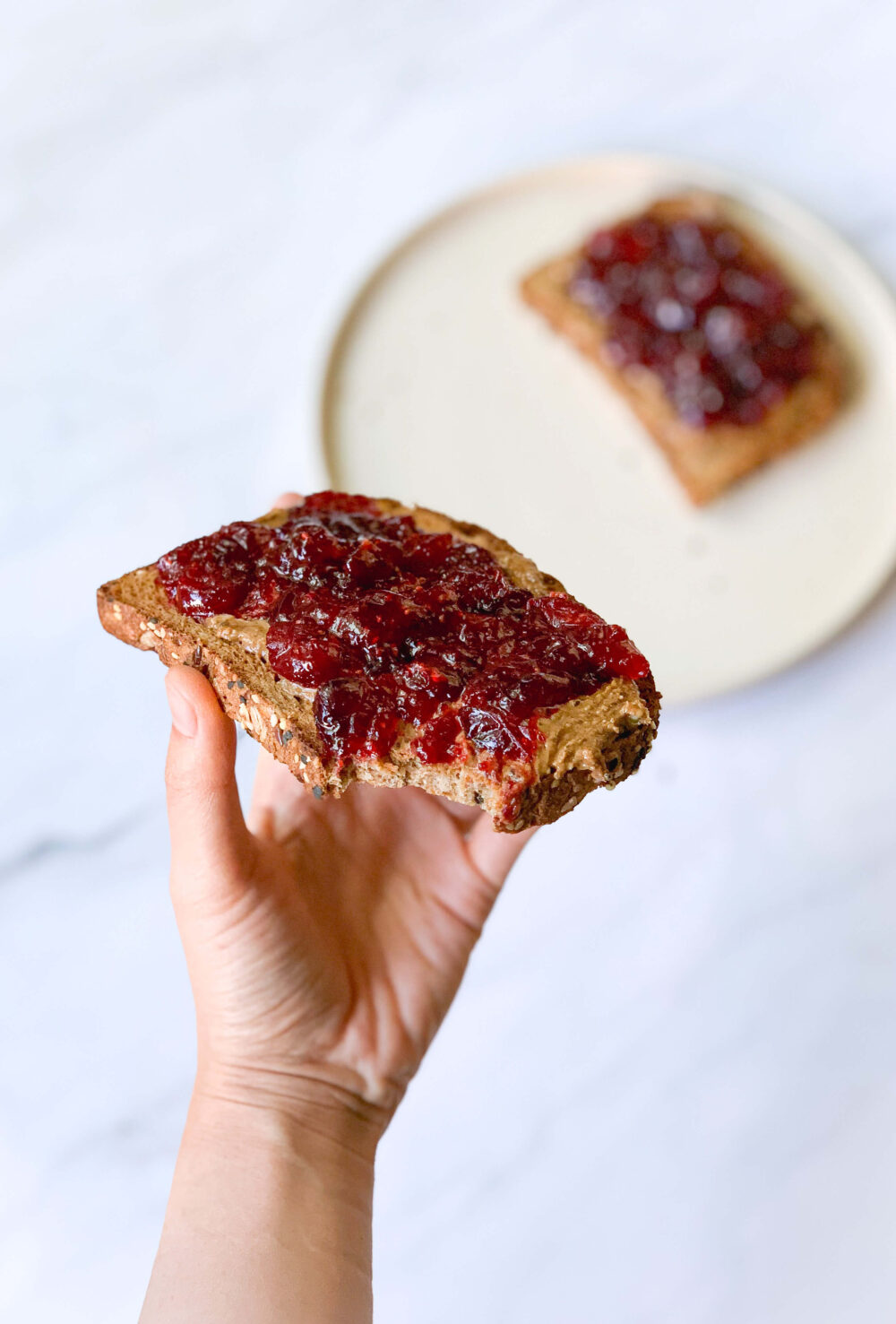 cranberry-jam-toast