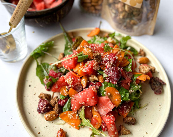 watermelon-raspberry-salad